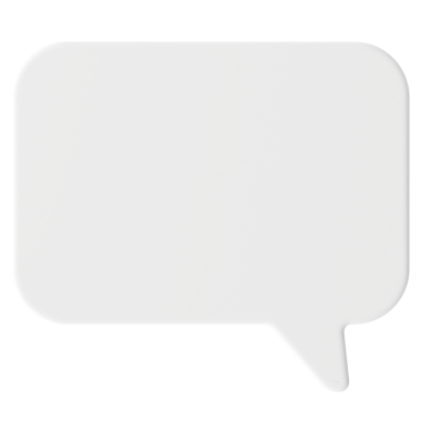 Konuşma balonu. Konuşma balonu. Mesaj kutusu. 3B illüstrasyon.