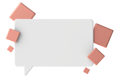 Konuşma balonu. 3B metin kutusu.