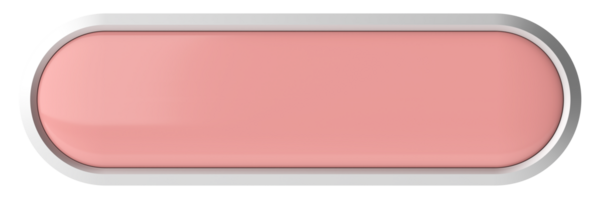 Üç boyutlu düğme. Boş tuş. 3B illüstrasyon.