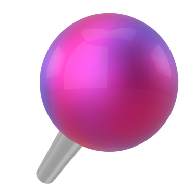 Pimi çek. Çizim iğnesi. 3 Boyutlu iğne.