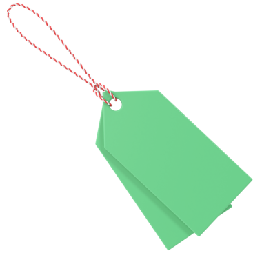 Üç boyutlu etiket. Üç boyutlu etiket. Satış etiketi.