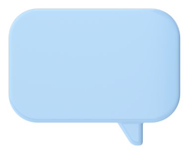 Konuşma balonu. Sohbet balonu. 3B illüstrasyon.