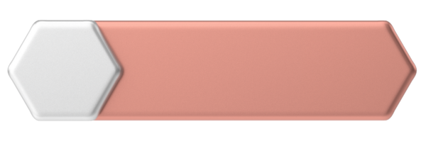 Üç boyutlu düğme. Boş tuş. 3B illüstrasyon.