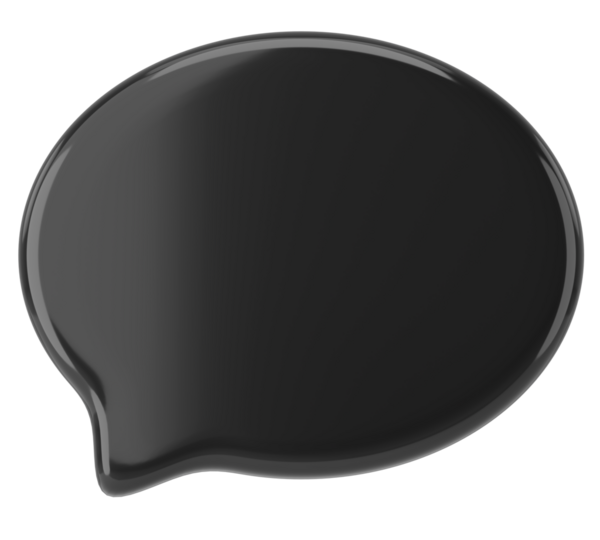 Konuşma balonu. Sohbet balonu. 3B illüstrasyon.