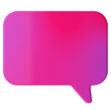 Konuşma balonu. Konuşma balonu. Mesaj kutusu. 3B illüstrasyon.