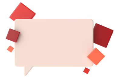 Konuşma balonu. 3B metin kutusu.