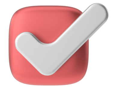 İşaretle. Hesap kutusu. 3B illüstrasyon.