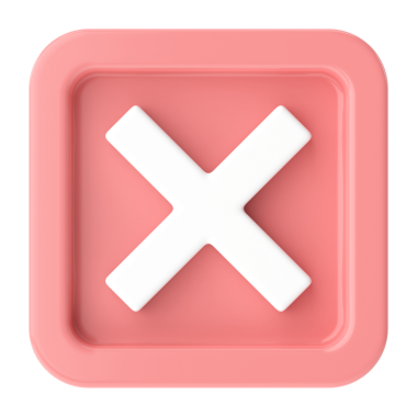 Çapraz. 3B illüstrasyon.