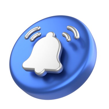 3D abone simgesi. Üye olma düğmesi. 3B öge.