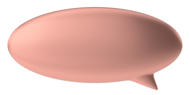 Konuşma balonu. Konuşma balonu. Mesaj kutusu. 3B illüstrasyon.