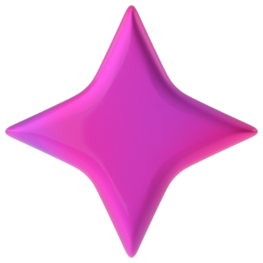 Yıldız patlaması. Üç boyutlu yıldız. Spangle etkisi. 3B illüstrasyon.