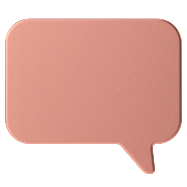 Konuşma balonu. Konuşma balonu. Mesaj kutusu. 3B illüstrasyon.