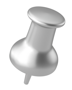 Pimi çek. Çizim iğnesi. 3 Boyutlu iğne.