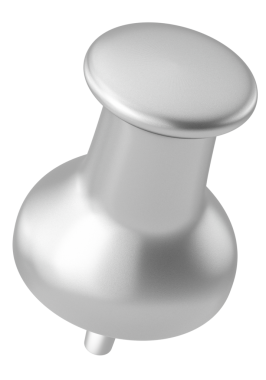 Pimi çek. Çizim iğnesi. 3 Boyutlu iğne.