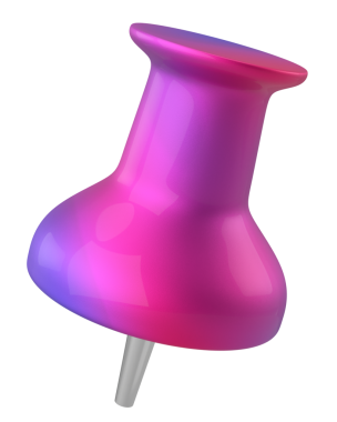 Pimi çek. Çizim iğnesi. 3 Boyutlu iğne.