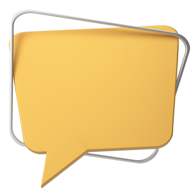 Konuşma balonu. Konuşma balonu. Mesaj kutusu. 3B illüstrasyon.