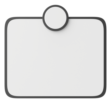 Üç boyutlu mesaj kutusu. İçerik alanı.