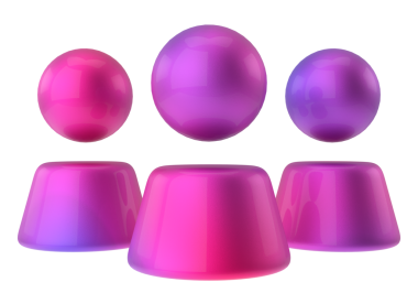 Kullanıcı simgesi. Hesap simgesi. 3B illüstrasyon.