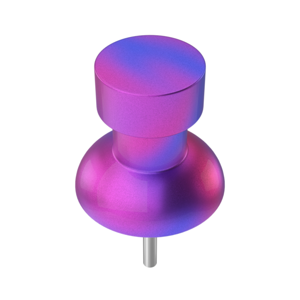 Üç boyutlu pim. Pimi çek. 3B öge.