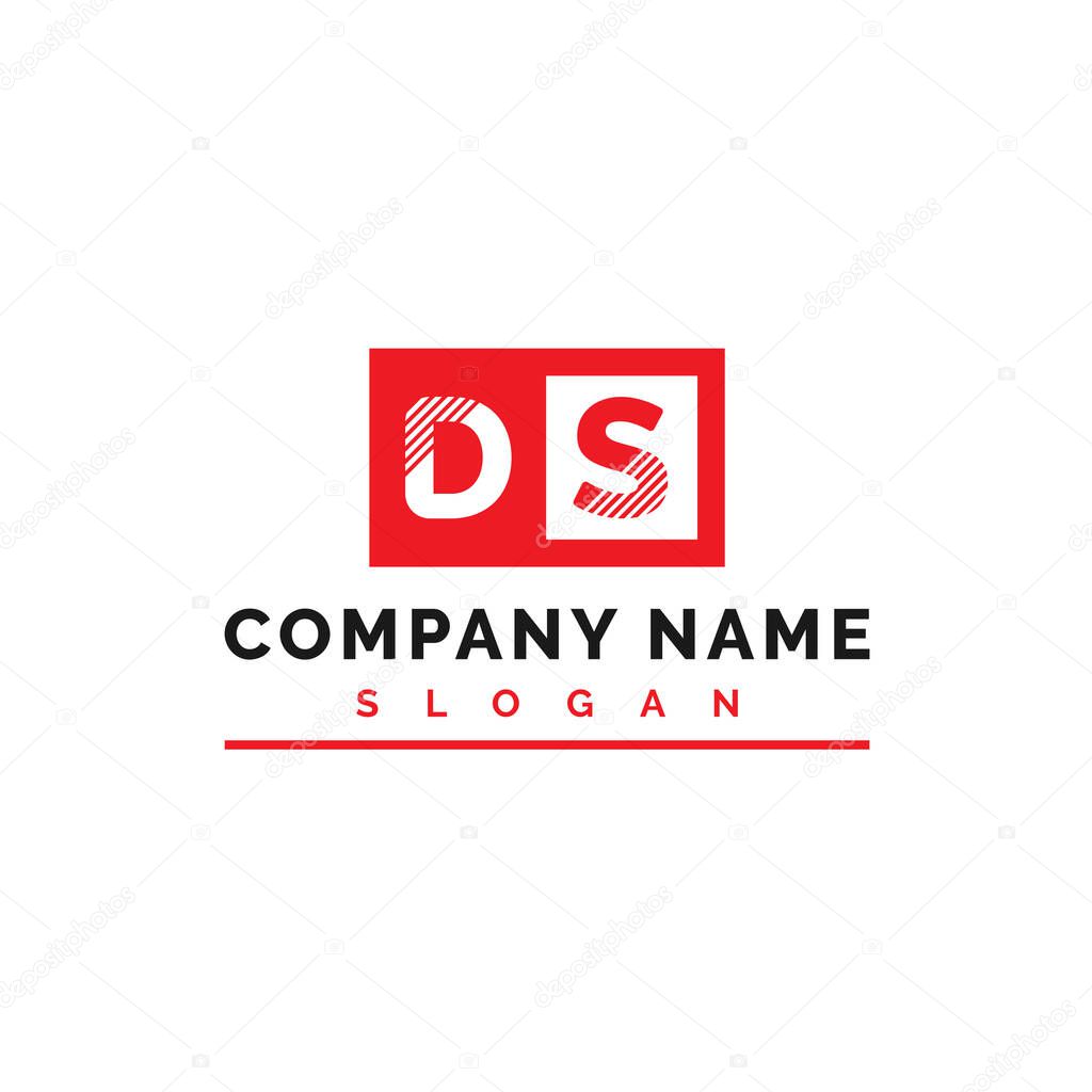 DS Logo Design. DS Letter Logo Vector Illustration - Vector