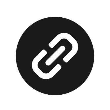 Simge Vektörü İllüstrasyonu. Düz Bağlantı Simgesi