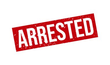 Tutuklu Lastik Grunge Damga Mührü Vektörü