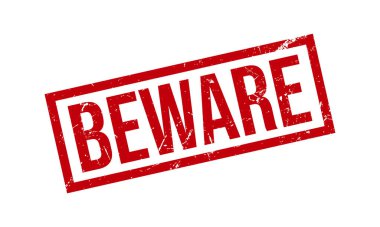 Rubber Stamp 'a dikkat et. Kırmızı Dikkat Kauçuk Grunge Mühür Vektör İllüstrasyonu