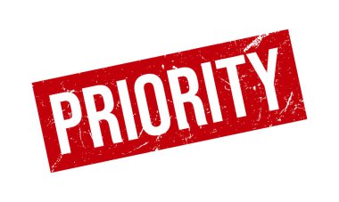 Öncelikli Kauçuk Grunge Mühür Vektör İllüstrasyonu