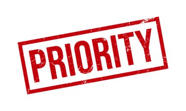 Öncelikli Kauçuk Grunge Mühür Vektör İllüstrasyonu