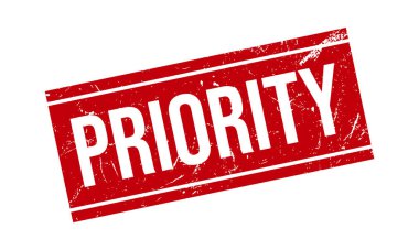 Öncelikli Kauçuk Grunge Mühür Vektör İllüstrasyonu