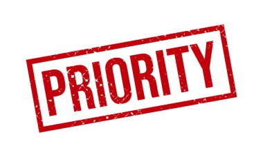 Öncelikli Kauçuk Grunge Mühür Vektör İllüstrasyonu