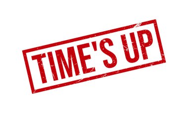 Times Up Lastik Grunge Damga Mührü Vektörü