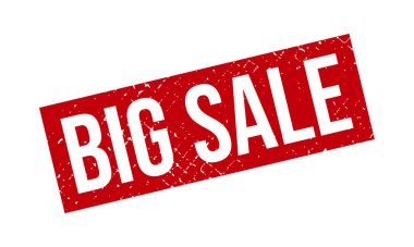 Büyük İndirimli Lastik Grunge Damga Mührü Vektörü