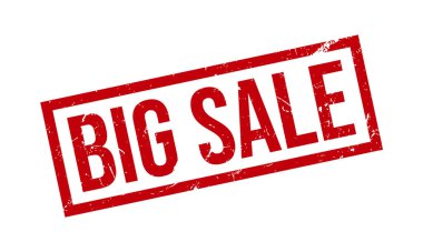 Büyük İndirimli Lastik Grunge Damga Mührü Vektörü