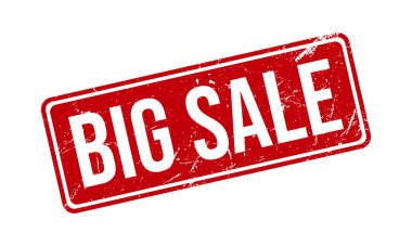 Büyük İndirimli Lastik Grunge Damga Mührü Vektörü