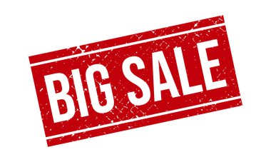 Büyük İndirimli Lastik Grunge Damga Mührü Vektörü