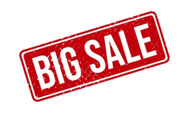 Büyük İndirimli Lastik Grunge Damga Mührü Vektörü