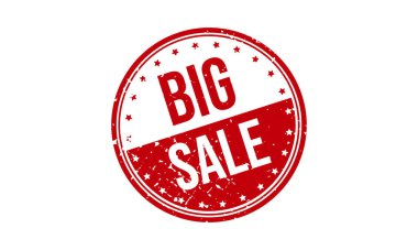 Büyük İndirimli Lastik Grunge Damga Mührü Vektörü