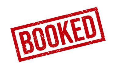 Kauçuk Damgalı. Rezervasyonlu Lastik Grunge Mühür Vektör İllüstrasyonu