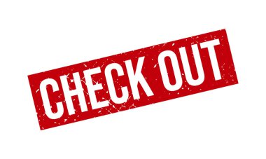 Rubber Stamp 'a bak. Kauçuk Grunge Mühür Vektör İllüstrasyonuna Bak