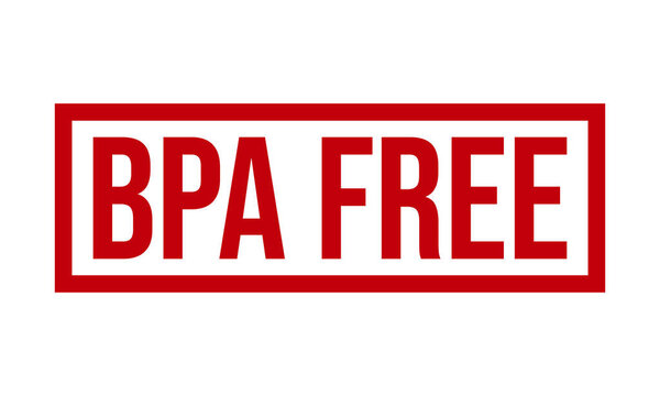 BPA Free Rubber Grunge Stamp Seal Vector Illustration