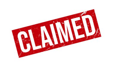 İddia edilen Kauçuk Grunge Mühür Vektör İllüstrasyonu