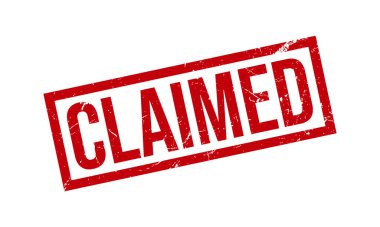 İddia edilen Kauçuk Grunge Mühür Vektör İllüstrasyonu