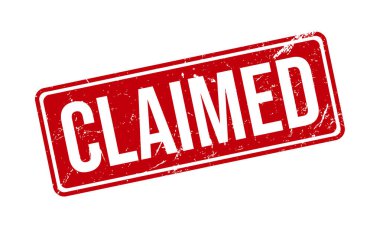 İddia edilen Kauçuk Grunge Mühür Vektör İllüstrasyonu