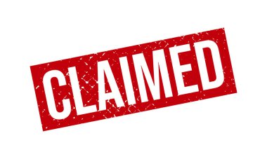 İddia edilen Kauçuk Grunge Mühür Vektör İllüstrasyonu