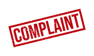 Şikayet Kauçuk Grunge Damga Mühür Vektörü