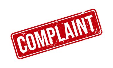 Şikayet Kauçuk Grunge Damga Mühür Vektörü