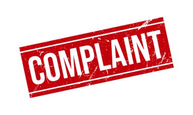 Şikayet Kauçuk Grunge Damga Mühür Vektörü