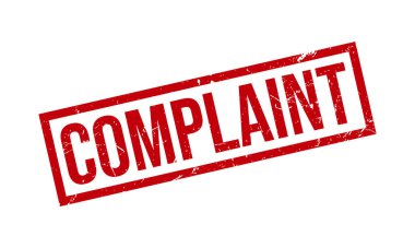 Şikayet Kauçuk Grunge Damga Mühür Vektörü