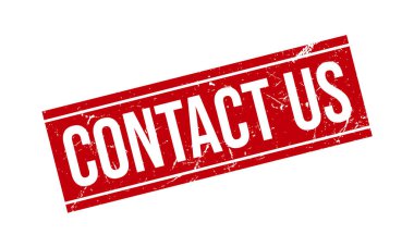 Rubber Stamp ile iletişime geç. Kauçuk Grunge Mühür Vektör İllüstrasyonuyla İletişim kur